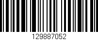 Código de barras (EAN, GTIN, SKU, ISBN): '129887052'