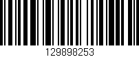 Código de barras (EAN, GTIN, SKU, ISBN): '129898253'