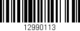 Código de barras (EAN, GTIN, SKU, ISBN): '12990113'