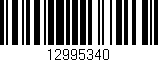 Código de barras (EAN, GTIN, SKU, ISBN): '12995340'