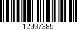 Código de barras (EAN, GTIN, SKU, ISBN): '12997385'