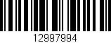 Código de barras (EAN, GTIN, SKU, ISBN): '12997994'