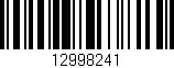 Código de barras (EAN, GTIN, SKU, ISBN): '12998241'