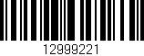 Código de barras (EAN, GTIN, SKU, ISBN): '12999221'