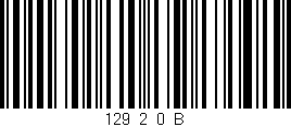 Código de barras (EAN, GTIN, SKU, ISBN): '129_2_0_B'