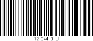 Código de barras (EAN, GTIN, SKU, ISBN): '12_244_0_U'