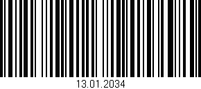 Código de barras (EAN, GTIN, SKU, ISBN): '13.01.2034'