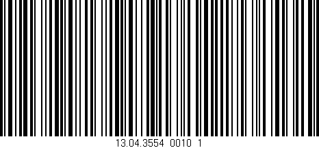 Código de barras (EAN, GTIN, SKU, ISBN): '13.04.3554_0010_1'