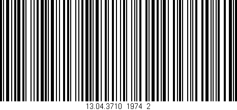 Código de barras (EAN, GTIN, SKU, ISBN): '13.04.3710_1974_2'