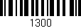 Código de barras (EAN, GTIN, SKU, ISBN): '1300'