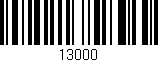 Código de barras (EAN, GTIN, SKU, ISBN): '13000'
