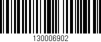 Código de barras (EAN, GTIN, SKU, ISBN): '130006902'