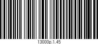 Código de barras (EAN, GTIN, SKU, ISBN): '13000p.1.45'