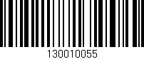 Código de barras (EAN, GTIN, SKU, ISBN): '130010055'