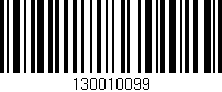 Código de barras (EAN, GTIN, SKU, ISBN): '130010099'
