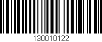 Código de barras (EAN, GTIN, SKU, ISBN): '130010122'