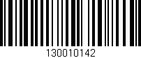 Código de barras (EAN, GTIN, SKU, ISBN): '130010142'