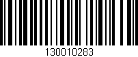 Código de barras (EAN, GTIN, SKU, ISBN): '130010283'