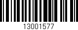 Código de barras (EAN, GTIN, SKU, ISBN): '13001577'