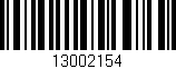 Código de barras (EAN, GTIN, SKU, ISBN): '13002154'