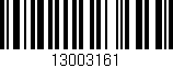 Código de barras (EAN, GTIN, SKU, ISBN): '13003161'