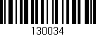Código de barras (EAN, GTIN, SKU, ISBN): '130034'