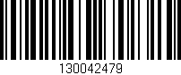 Código de barras (EAN, GTIN, SKU, ISBN): '130042479'