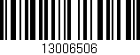 Código de barras (EAN, GTIN, SKU, ISBN): '13006506'