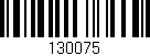Código de barras (EAN, GTIN, SKU, ISBN): '130075'