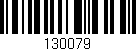 Código de barras (EAN, GTIN, SKU, ISBN): '130079'