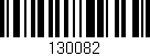 Código de barras (EAN, GTIN, SKU, ISBN): '130082'