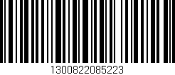 Código de barras (EAN, GTIN, SKU, ISBN): '1300822085223'