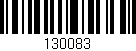Código de barras (EAN, GTIN, SKU, ISBN): '130083'