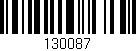 Código de barras (EAN, GTIN, SKU, ISBN): '130087'