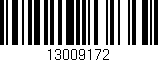 Código de barras (EAN, GTIN, SKU, ISBN): '13009172'