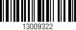 Código de barras (EAN, GTIN, SKU, ISBN): '13009322'