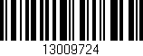Código de barras (EAN, GTIN, SKU, ISBN): '13009724'