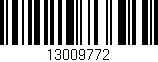 Código de barras (EAN, GTIN, SKU, ISBN): '13009772'
