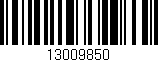 Código de barras (EAN, GTIN, SKU, ISBN): '13009850'