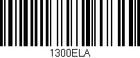 Código de barras (EAN, GTIN, SKU, ISBN): '1300ELA'