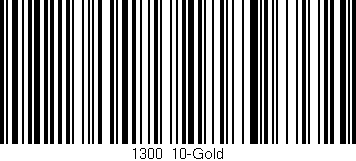 Código de barras (EAN, GTIN, SKU, ISBN): '1300/10-Gold'