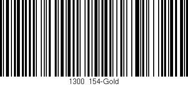 Código de barras (EAN, GTIN, SKU, ISBN): '1300/154-Gold'