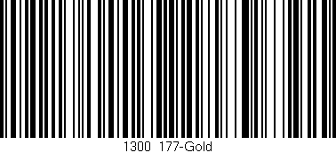 Código de barras (EAN, GTIN, SKU, ISBN): '1300/177-Gold'