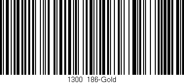 Código de barras (EAN, GTIN, SKU, ISBN): '1300/186-Gold'