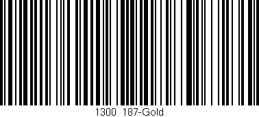 Código de barras (EAN, GTIN, SKU, ISBN): '1300/187-Gold'
