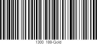 Código de barras (EAN, GTIN, SKU, ISBN): '1300/188-Gold'