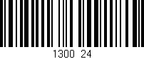 Código de barras (EAN, GTIN, SKU, ISBN): '1300/24'