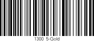 Código de barras (EAN, GTIN, SKU, ISBN): '1300/5-Gold'