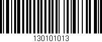 Código de barras (EAN, GTIN, SKU, ISBN): '130101013'