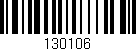 Código de barras (EAN, GTIN, SKU, ISBN): '130106'